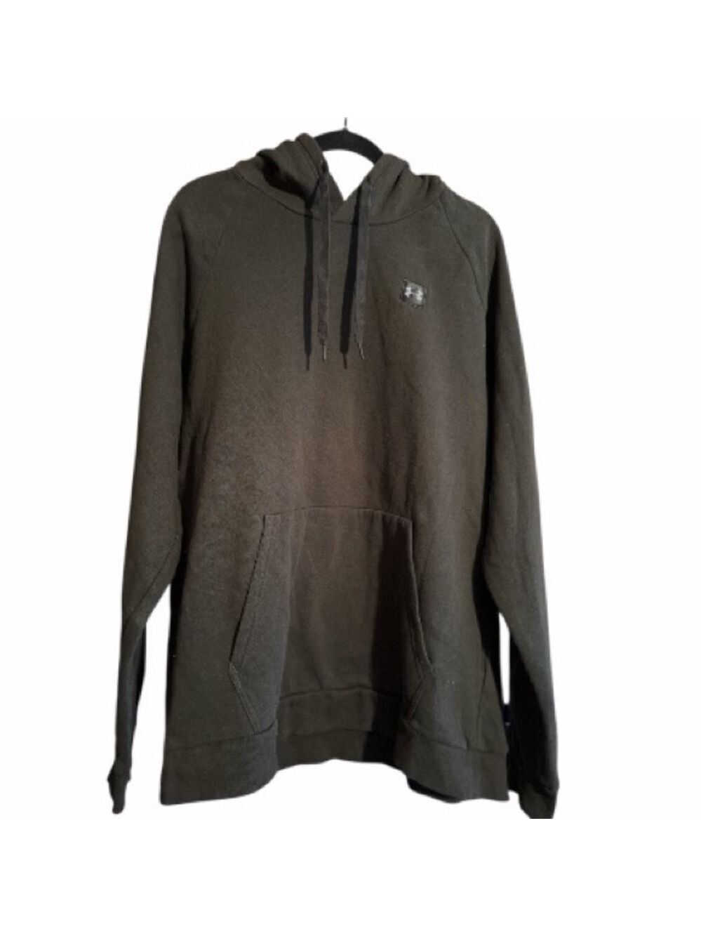Under Armour Rival Fleece Dark Green Hoodie